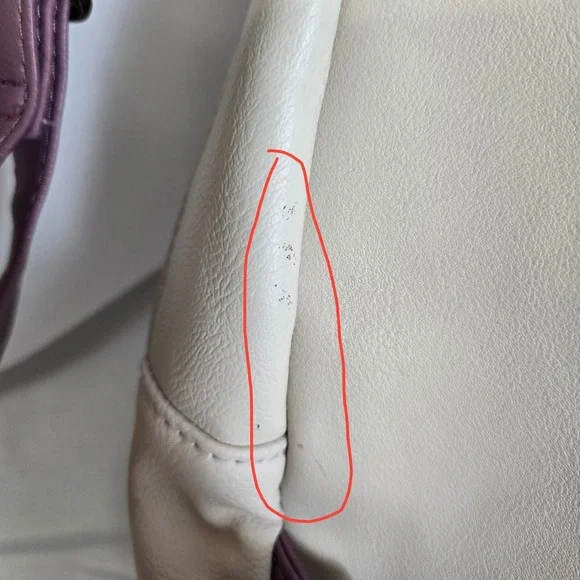 Loungefly Harry Potter Floral Deathly Hollows Mini Backpack, Cream Purple - Picture 4 of 16